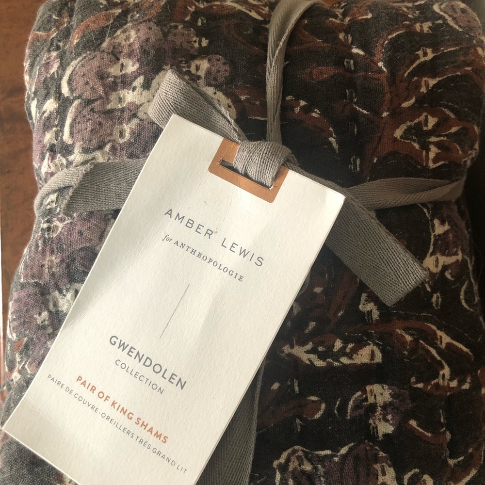 Set of two shams from Anthropologie